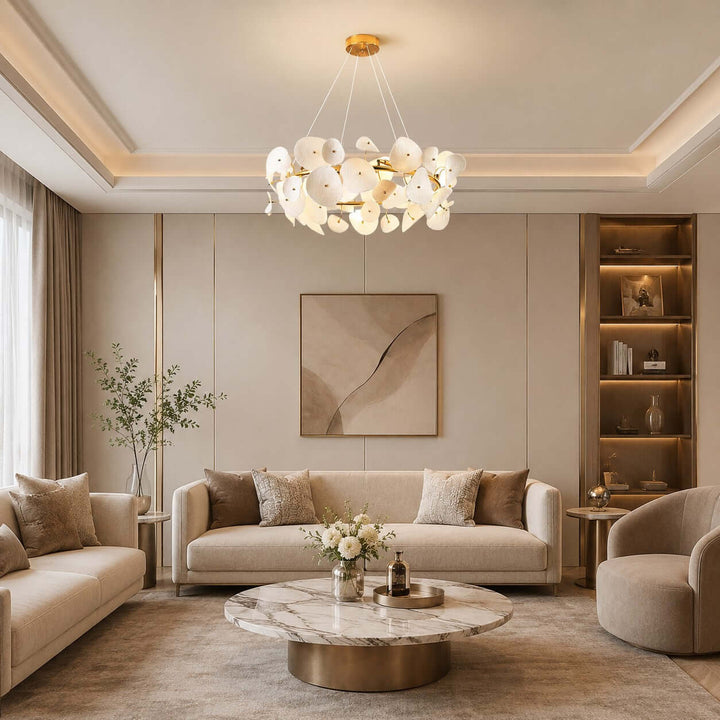 Lotus Leaf Chandelier
