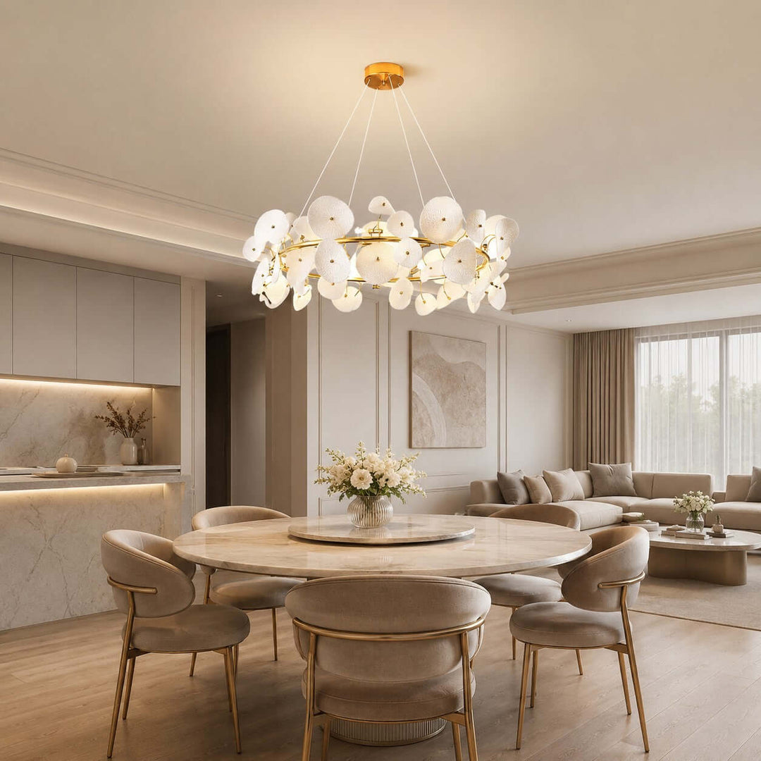 Lotus Leaf Chandelier