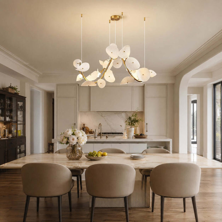 Lotus Leaf Chandelier