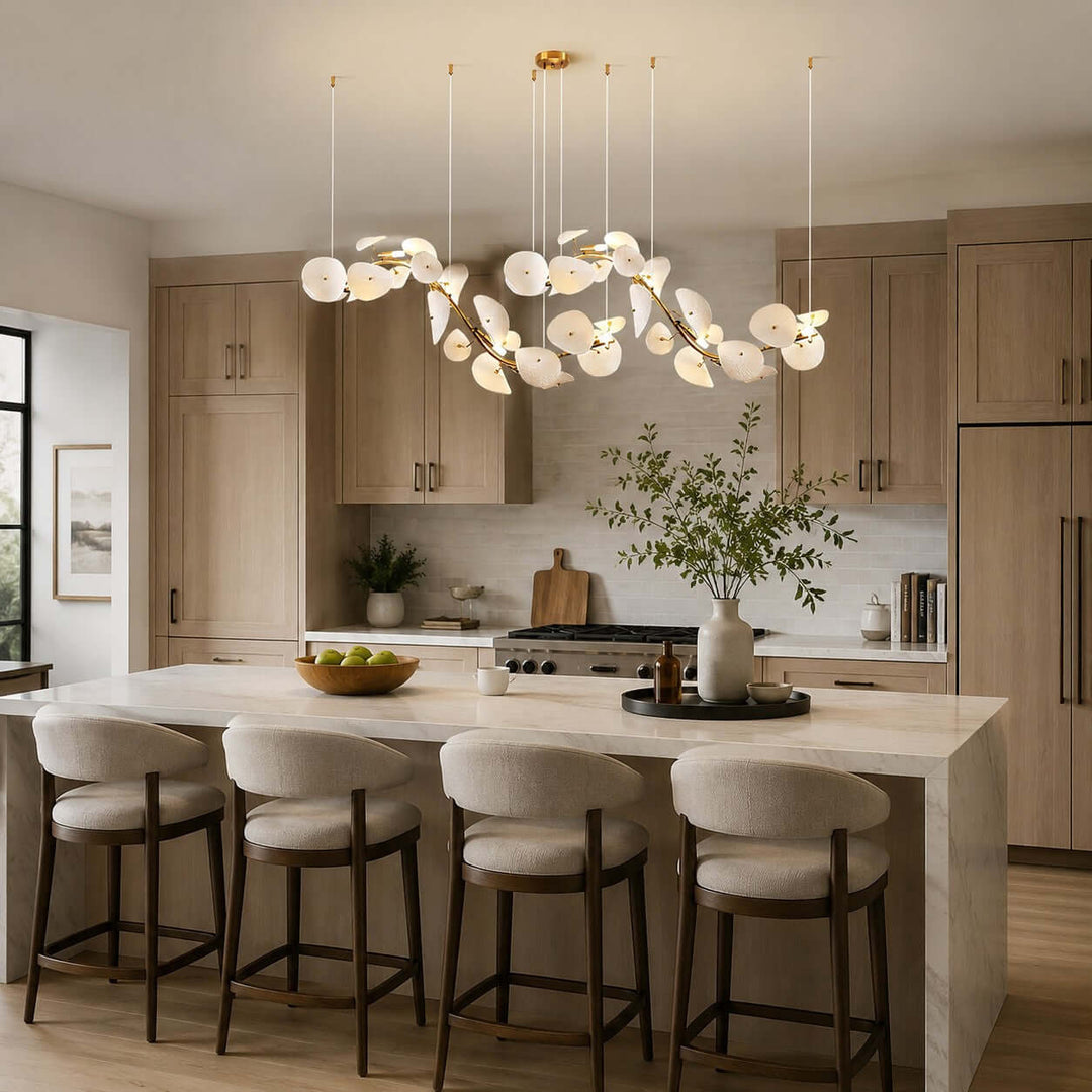 Lotus Leaf Chandelier