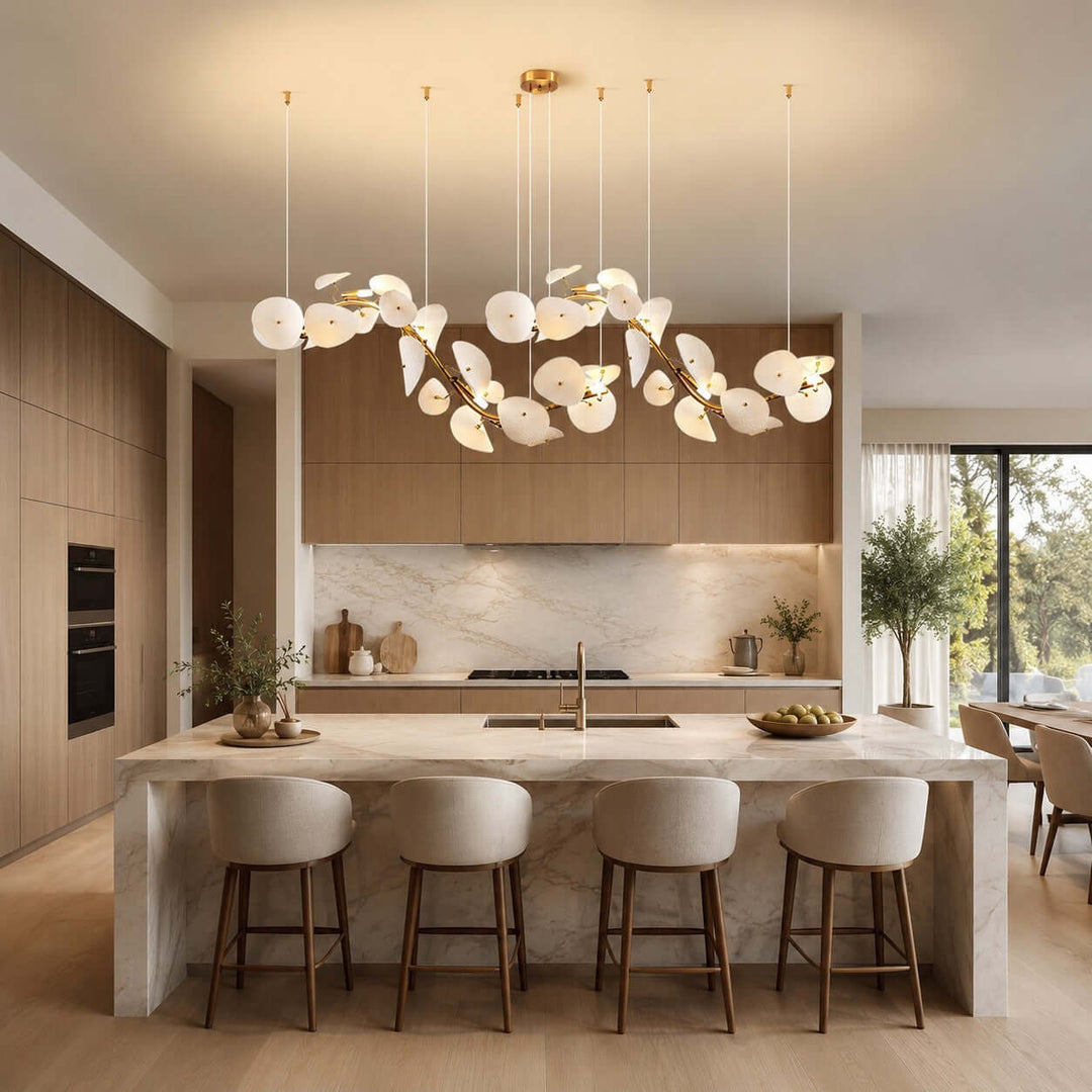 Lotus Leaf Chandelier