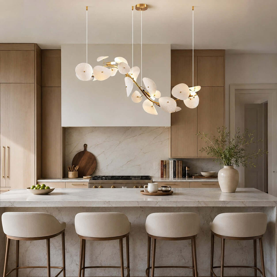 Lotus Leaf Chandelier