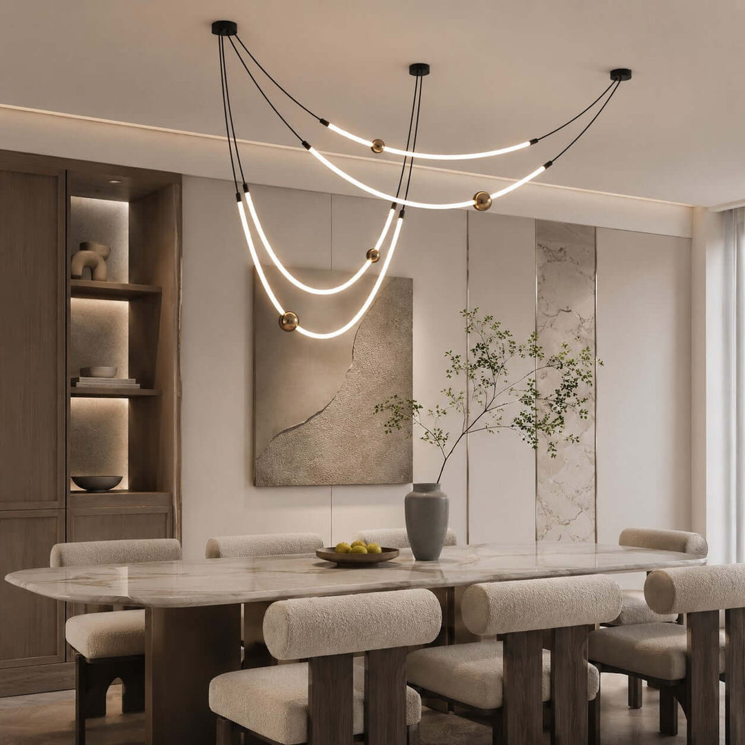 Orlith Chandelier - Nordic Art Decorative Dining Room Light | Vinlighting