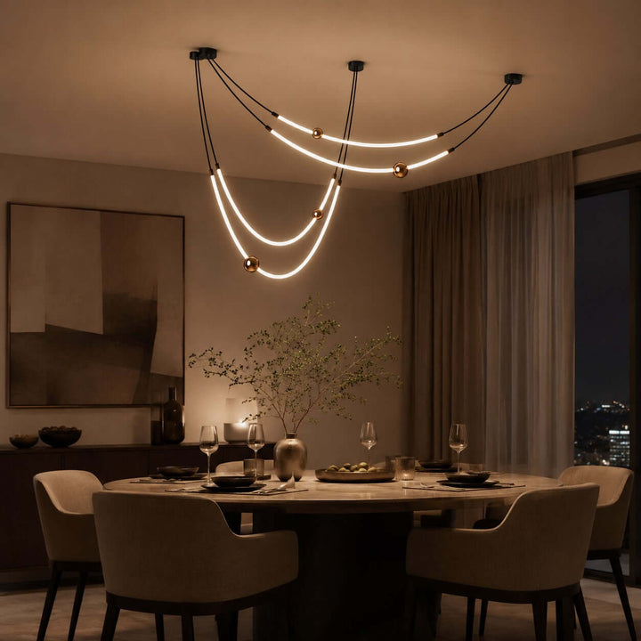 Orlith Chandelier - Nordic Art Decorative Dining Room Light | Vinlighting