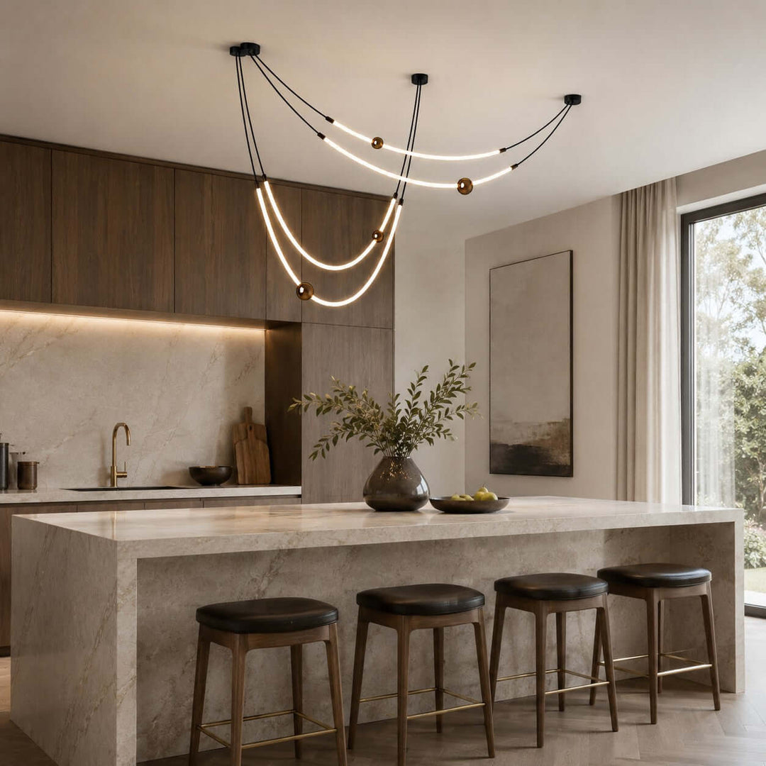 Orlith Chandelier - Nordic Art Decorative Dining Room Light | Vinlighting