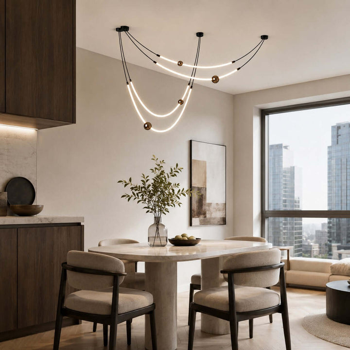 Orlith Chandelier - Nordic Art Decorative Dining Room Light | Vinlighting