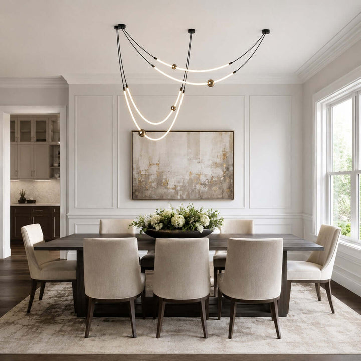 Orlith Chandelier - Nordic Art Decorative Dining Room Light | Vinlighting