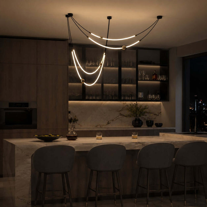 Orlith Chandelier - Nordic Art Decorative Dining Room Light | Vinlighting