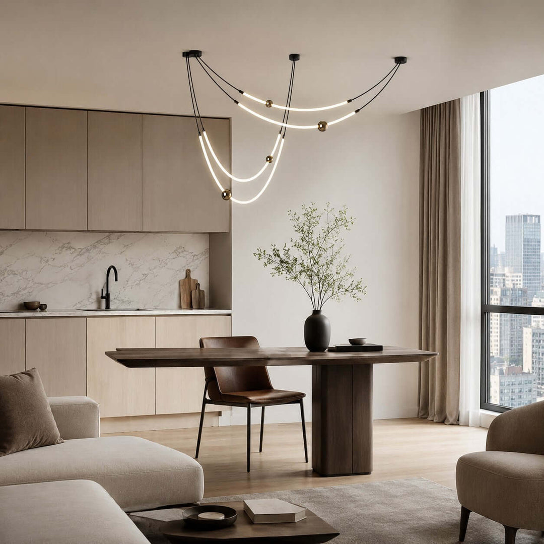 Orlith Chandelier - Nordic Art Decorative Dining Room Light | Vinlighting