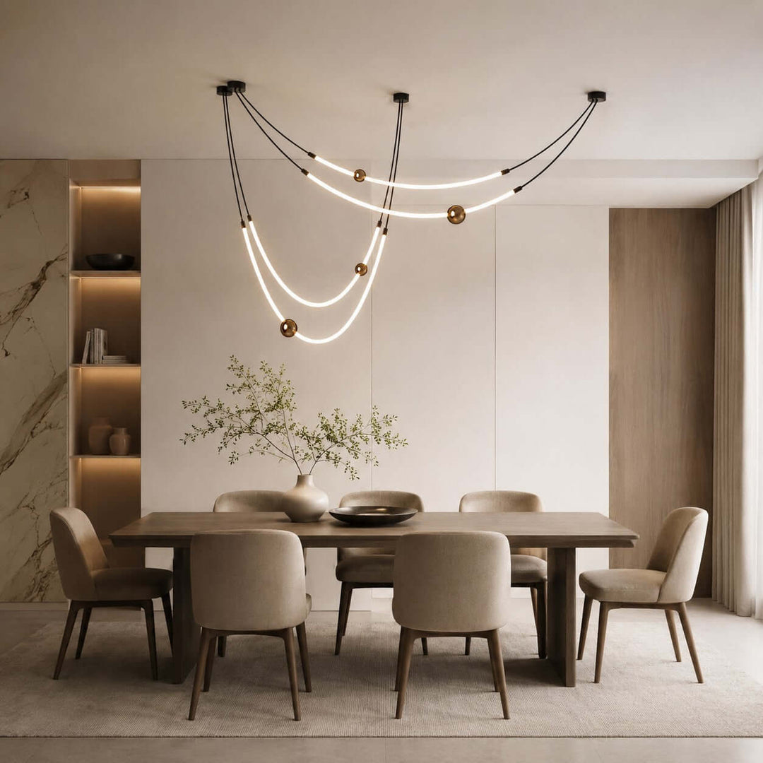 Orlith Chandelier - Nordic Art Decorative Dining Room Light | Vinlighting