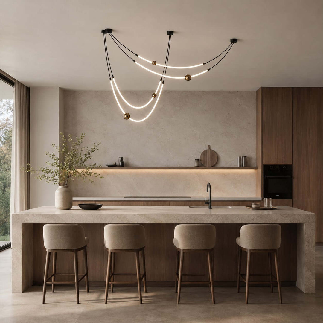 Orlith Chandelier - Nordic Art Decorative Dining Room Light | Vinlighting
