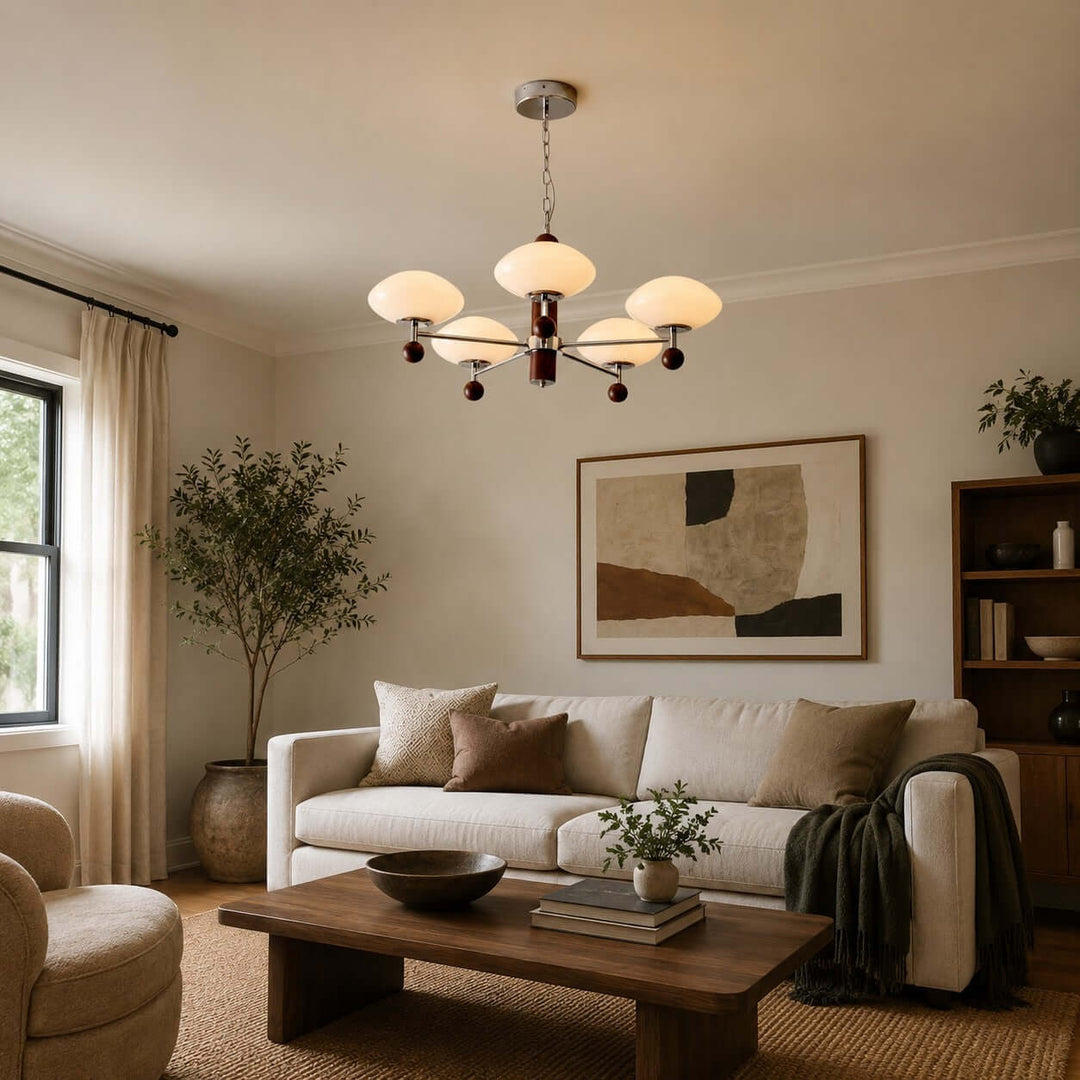 Ormira Chandelier - Vintage French Glass for Dining Room Decor | Vinlighting