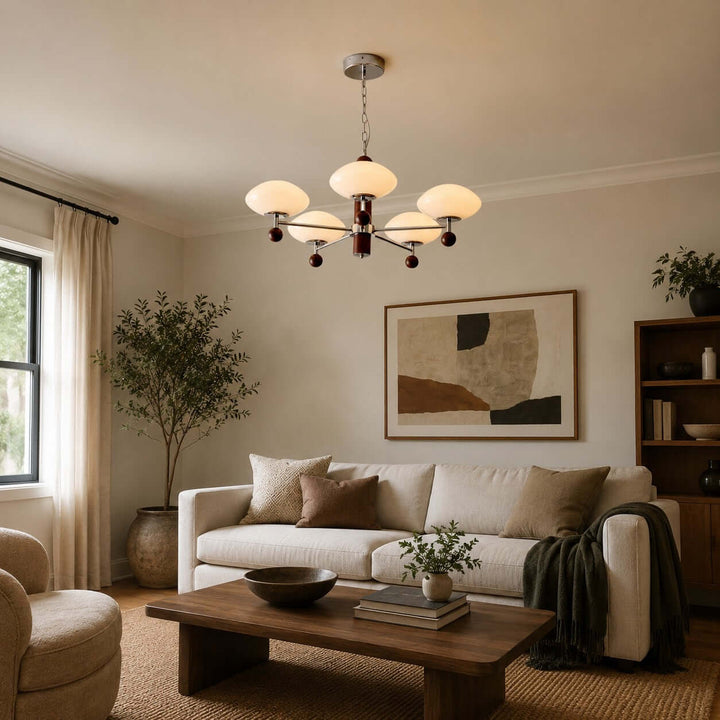 Ormira Chandelier - Vintage French Glass for Dining Room Decor | Vinlighting