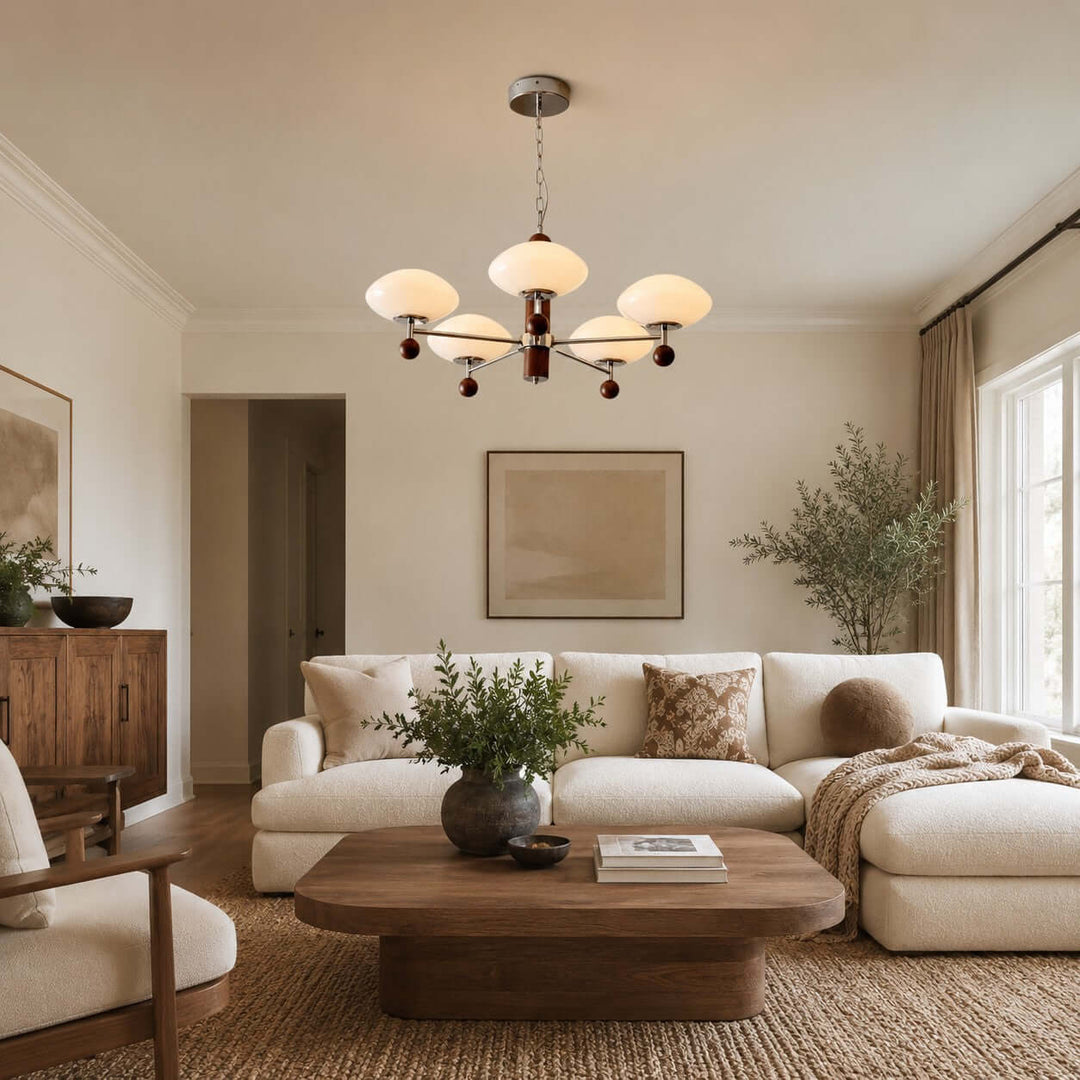 Ormira Chandelier - Vintage French Glass for Dining Room Decor | Vinlighting