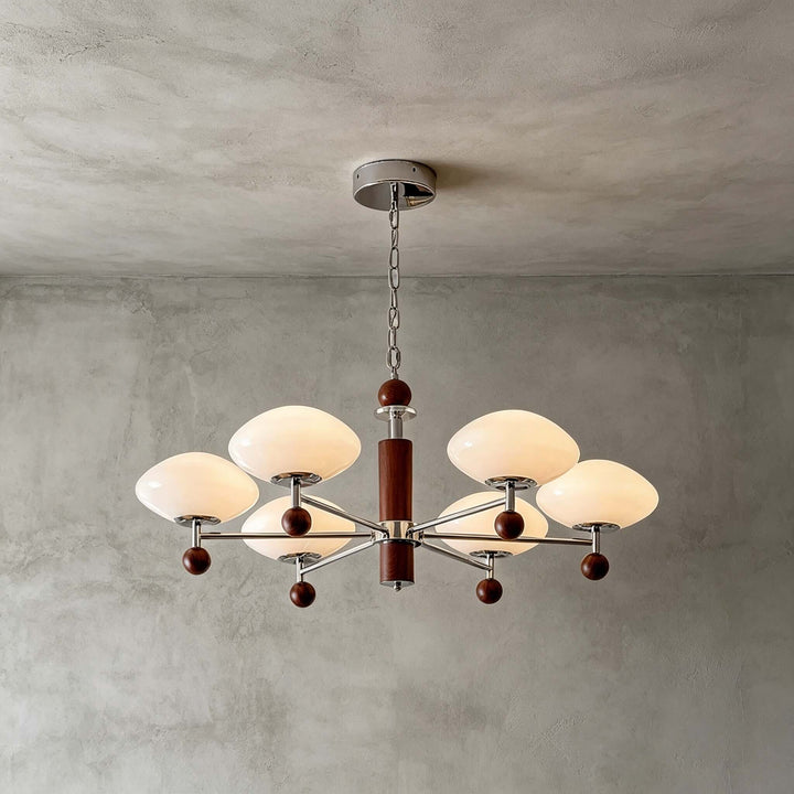 Ormira Chandelier - Vintage French Glass for Dining Room Decor | Vinlighting