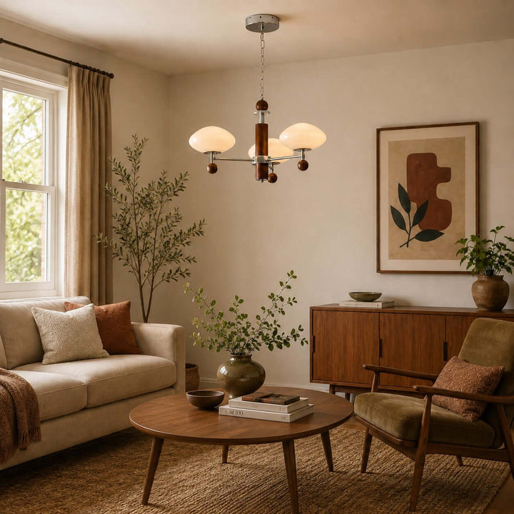 Ormira Chandelier - Vintage French Glass for Dining Room Decor | Vinlighting