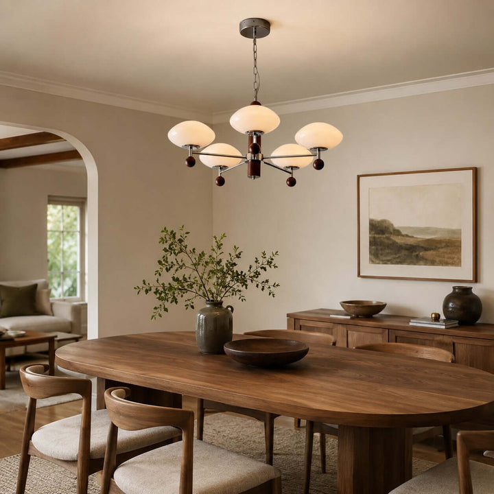 Ormira Chandelier - Vintage French Glass for Dining Room Decor | Vinlighting