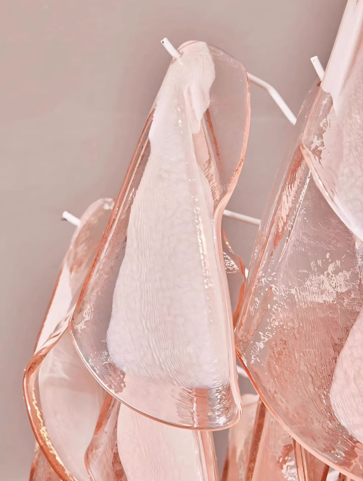 Orphia Pink Chandelier | Handmade Vintage Murano Glass Lighting