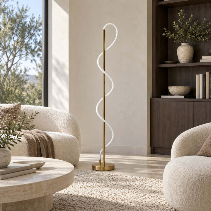 Orvane Floor Lamp | Modern LED Standing Lamp for Living Room