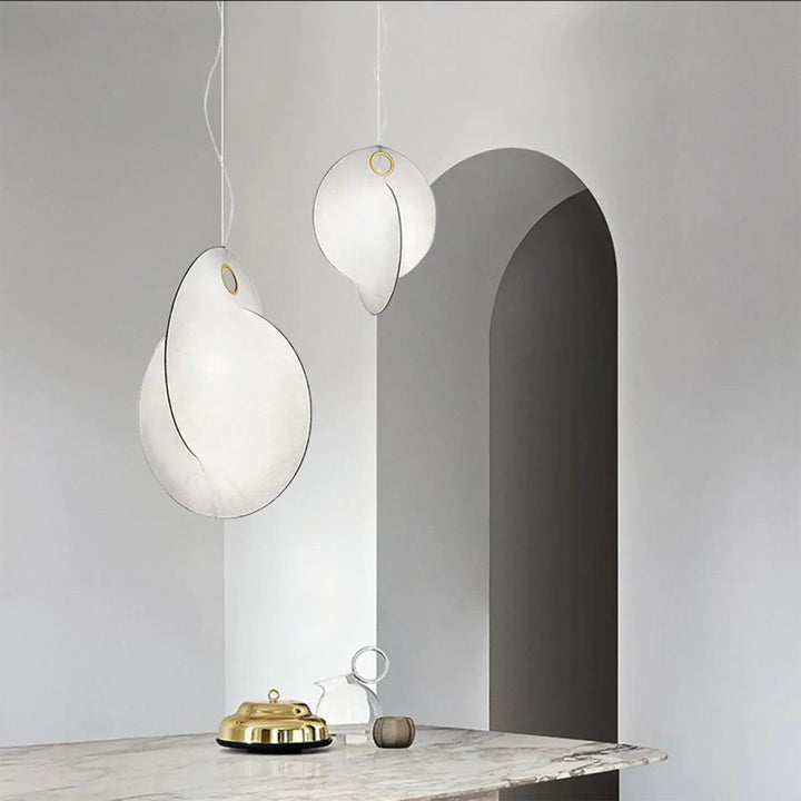 Overlap Pendant Light - White Silk Elegance | Vinlighting | Vinlighting