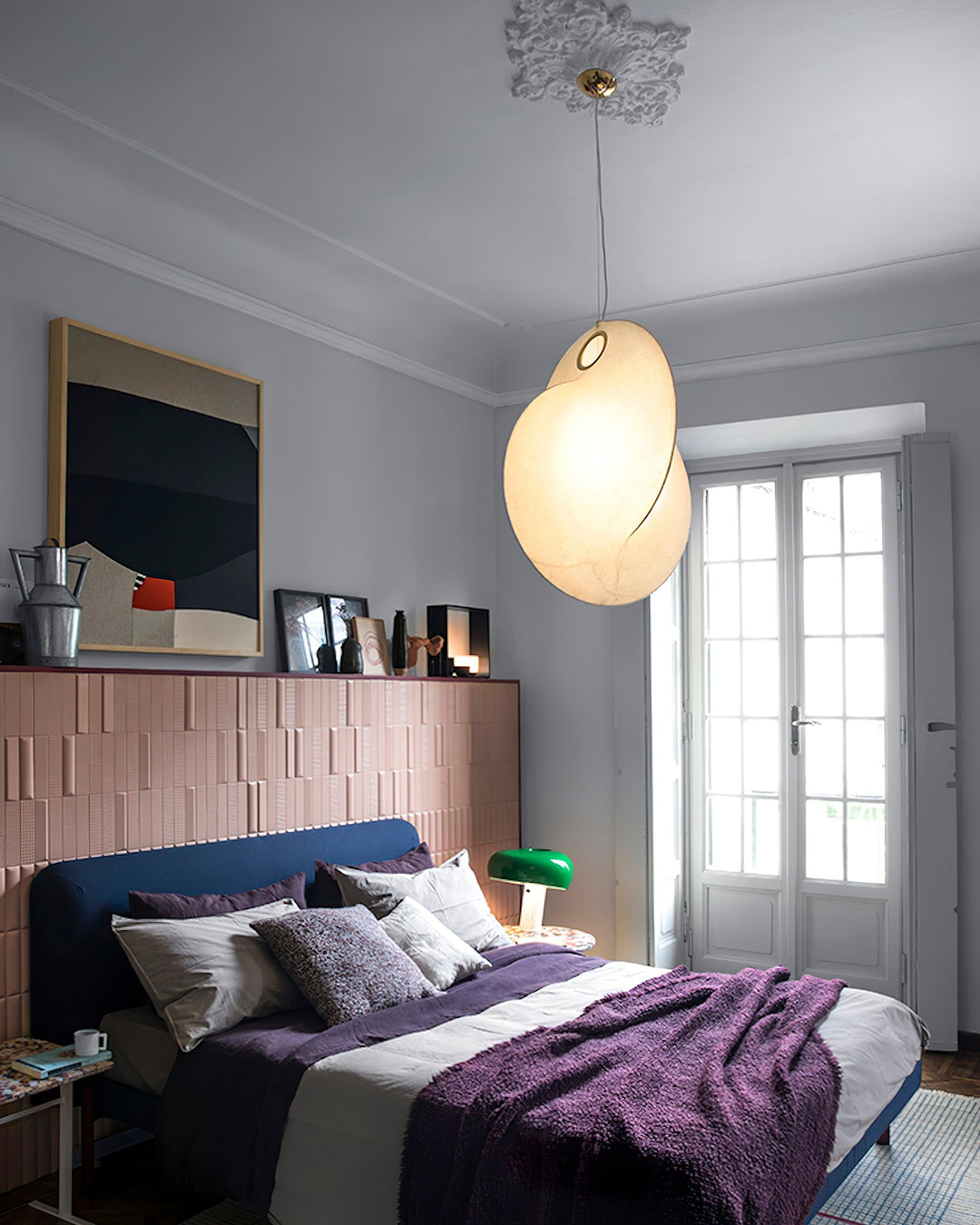 Overlap Pendant Light - White Silk Elegance | Vinlighting | Vinlighting