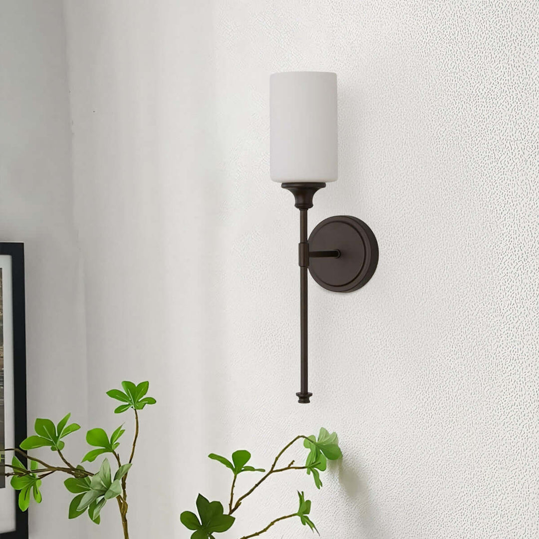 Ovrina Wall Lamp – American Modern Brass Glass Light