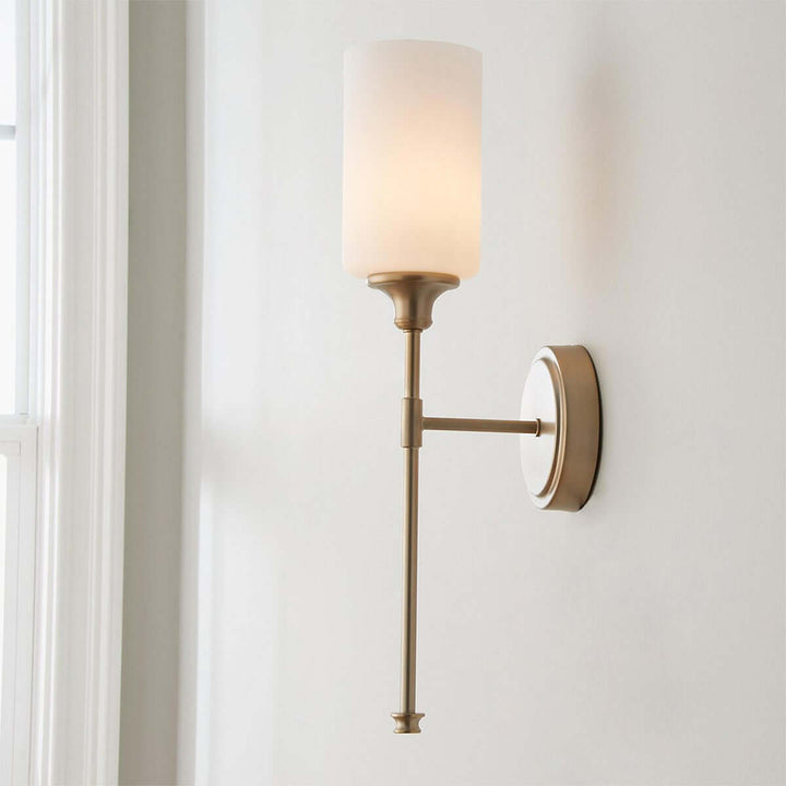 Ovrina Wall Lamp – American Modern Brass Glass Light