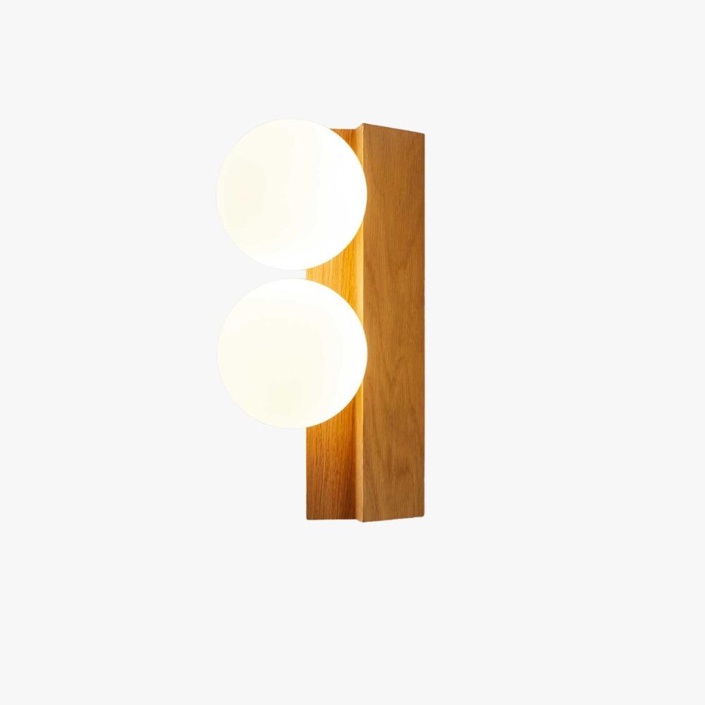 Palla Wall Light - Elegant Opal & Titanium Spherical Design | Vinlighting