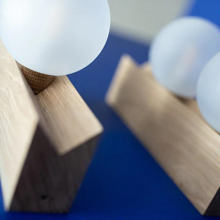 Palla Wall Light - Elegant Opal & Titanium Spherical Design | Vinlighting