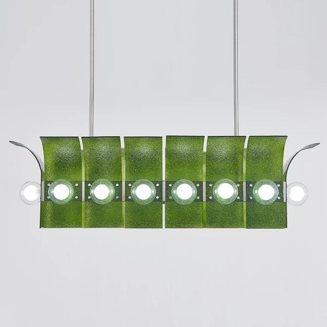 Palm Chandelier – Chrome Glass Modern Light for Living Room Decor | Vinlighting