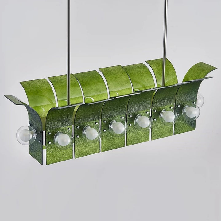 Palm Chandelier – Chrome Glass Modern Light for Living Room Decor | Vinlighting