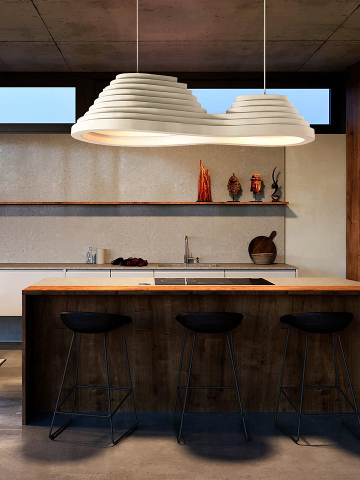 Terraces Pendant Light – Modern Resin Metal Dining Fixture | Vinlighting