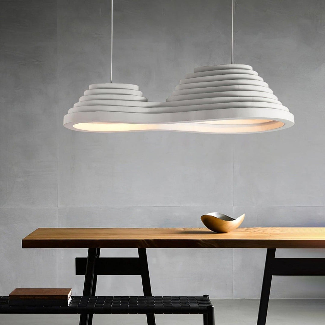 Terraces Pendant Light – Modern Resin Metal Dining Fixture | Vinlighting