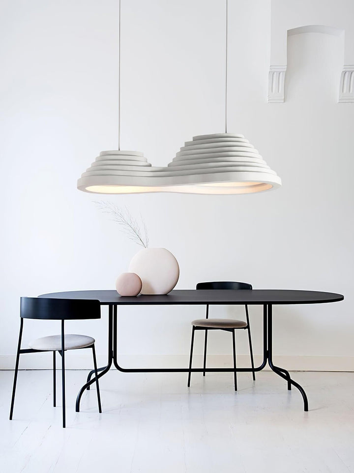 Terraces Pendant Light – Modern Resin Metal Dining Fixture | Vinlighting