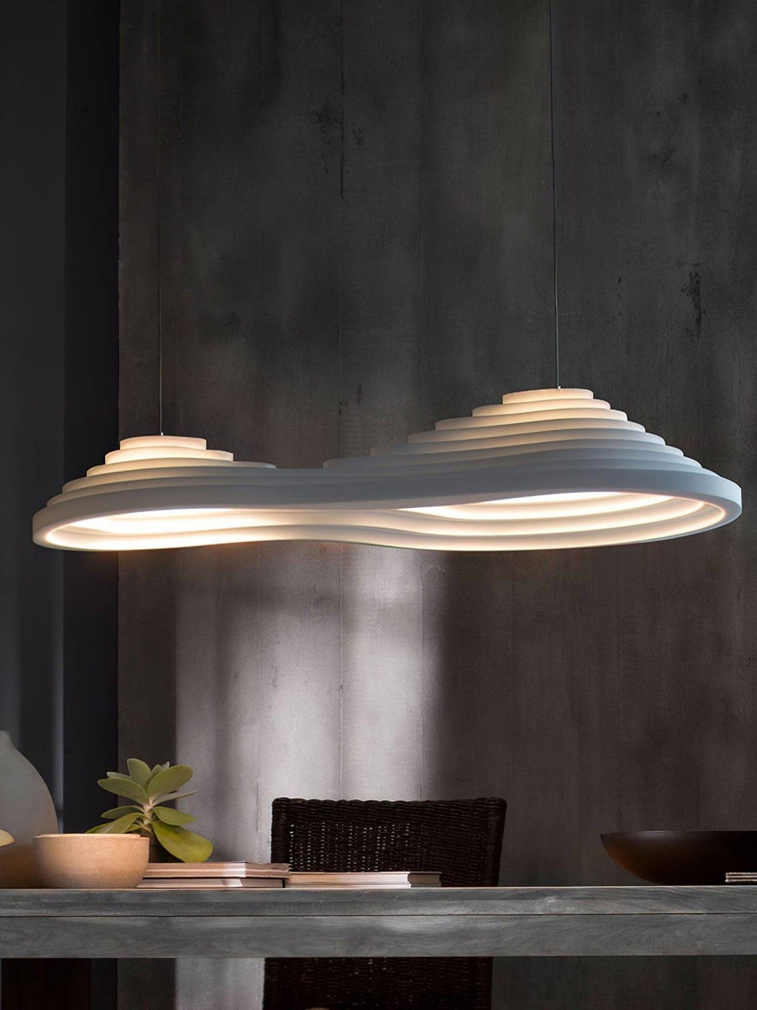 Terraces Pendant Light – Modern Resin Metal Dining Fixture | Vinlighting