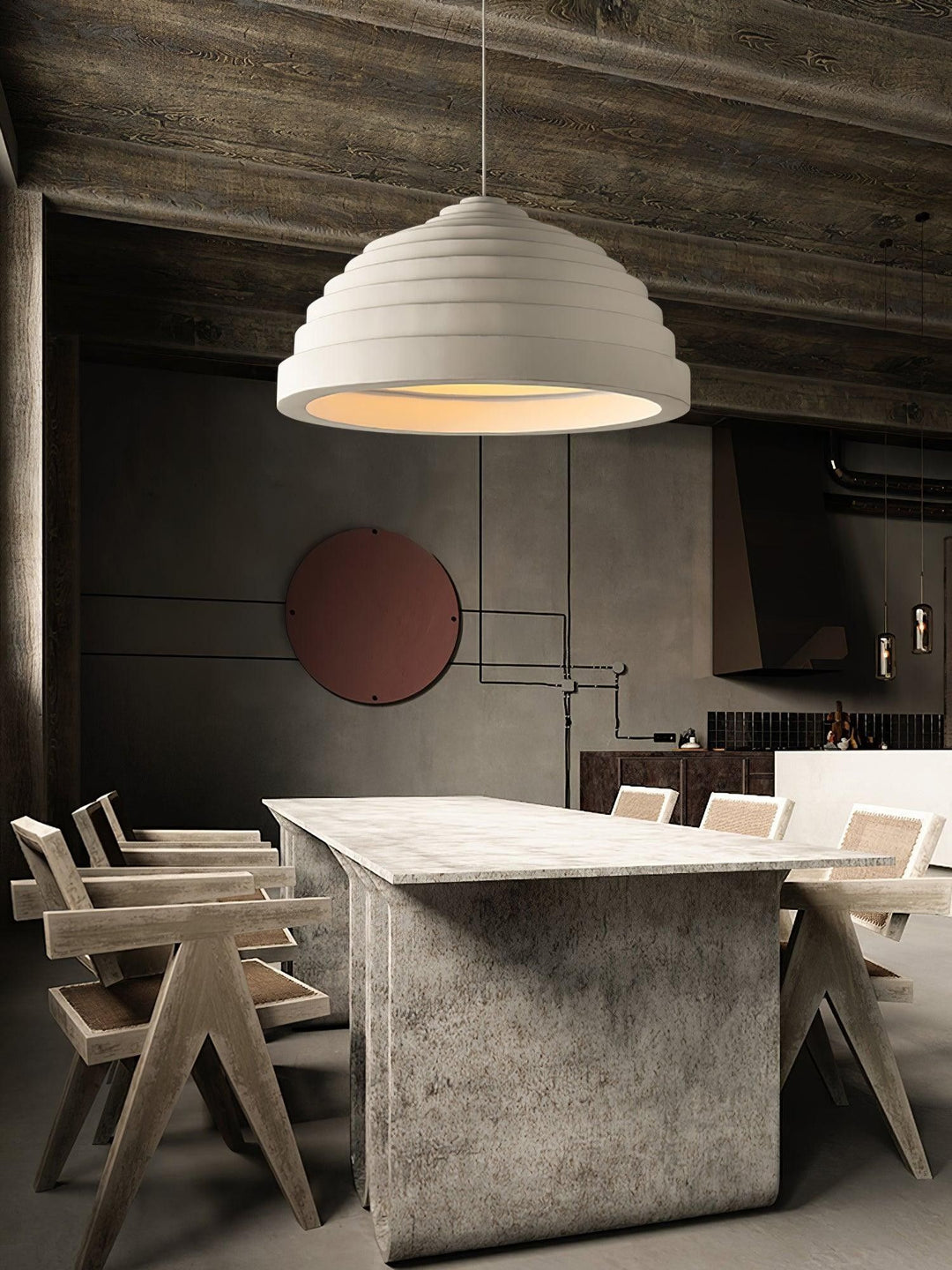 Terraces Pendant Light – Modern Resin Metal Dining Fixture | Vinlighting