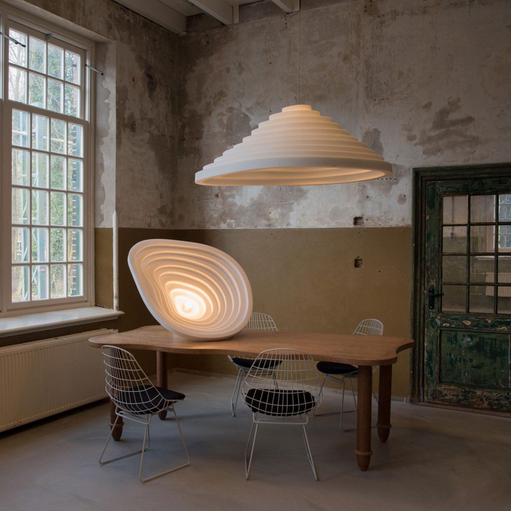 Terraces Pendant Light – Modern Resin Metal Dining Fixture | Vinlighting