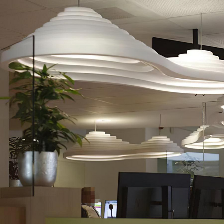 Terraces Pendant Light – Modern Resin Metal Dining Fixture | Vinlighting