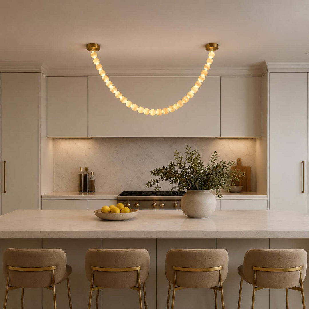 Palora Chandelier - Modern Luxury Alabaster Staircase Light | Vinlighting