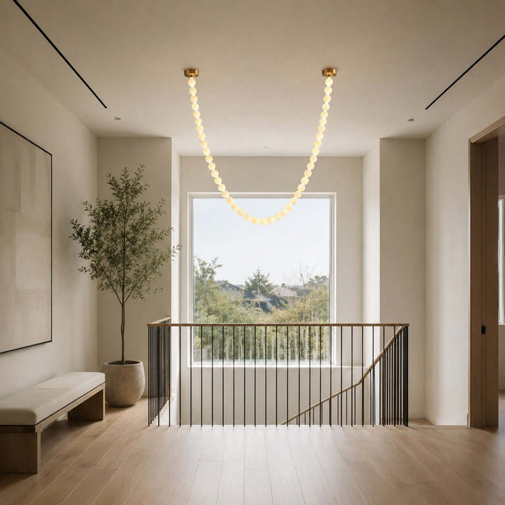 Palora Chandelier - Modern Luxury Alabaster Staircase Light | Vinlighting