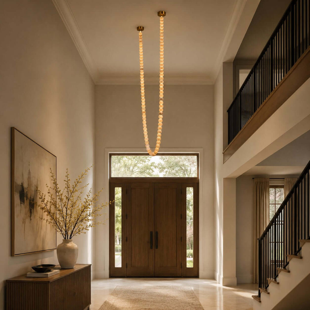 Palora Chandelier - Modern Luxury Alabaster Staircase Light | Vinlighting