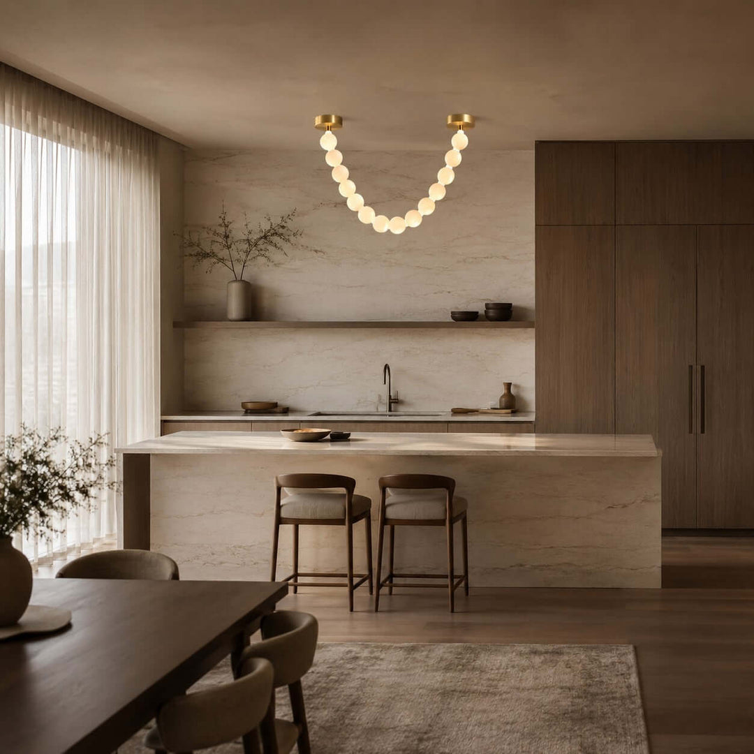 Palora Chandelier - Modern Luxury Alabaster Staircase Light | Vinlighting