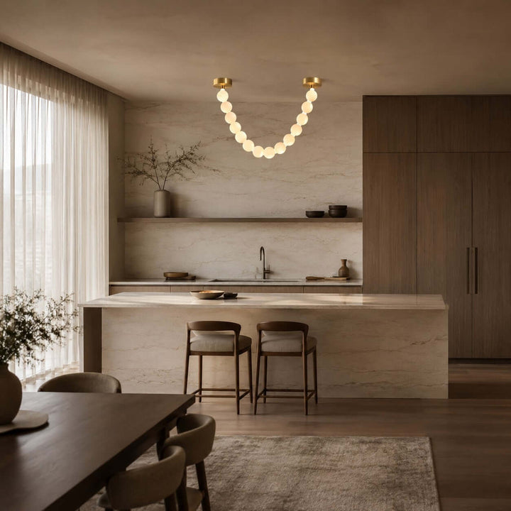 Palora Chandelier - Modern Luxury Alabaster Staircase Light | Vinlighting