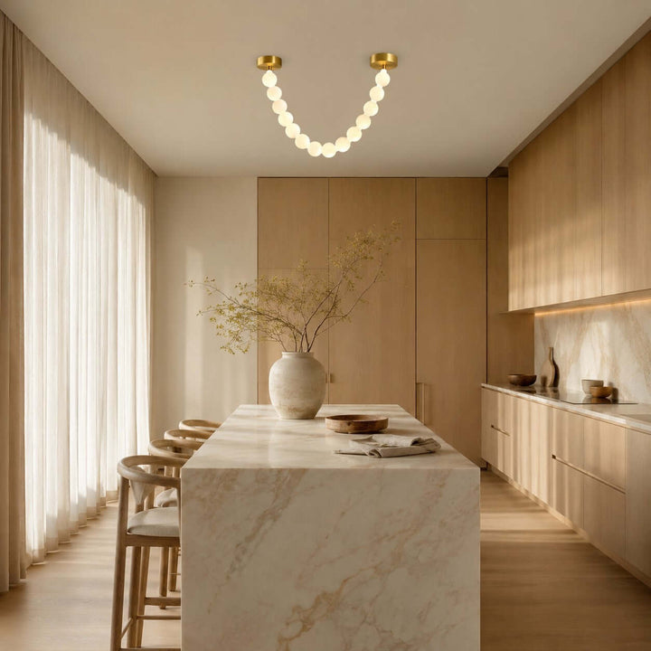 Palora Chandelier - Modern Luxury Alabaster Staircase Light | Vinlighting