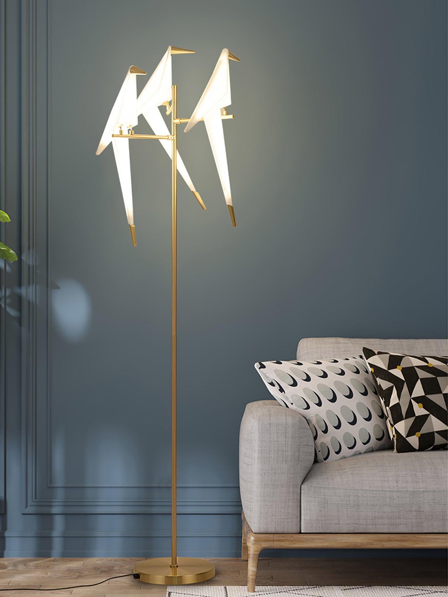 Paper Crane Bird Floor Lamp - Vinlighting