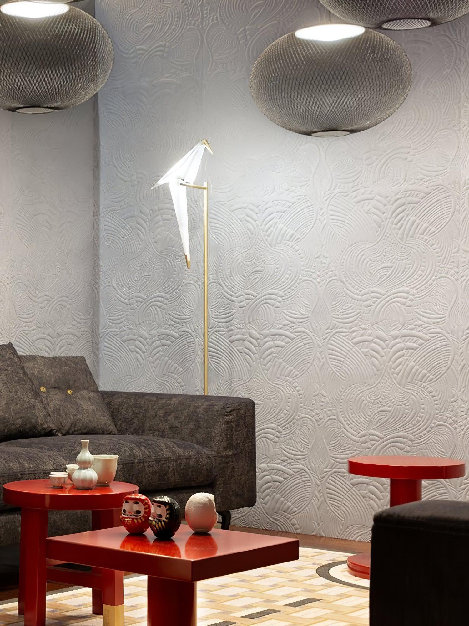 Paper Crane Bird Floor Lamp - Vinlighting