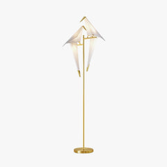 Paper Crane Bird Floor Lamp