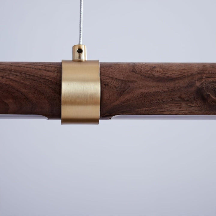 Parale Pendant Light – Modern Cylinder Wood & Metal Fixture | Vinlighting