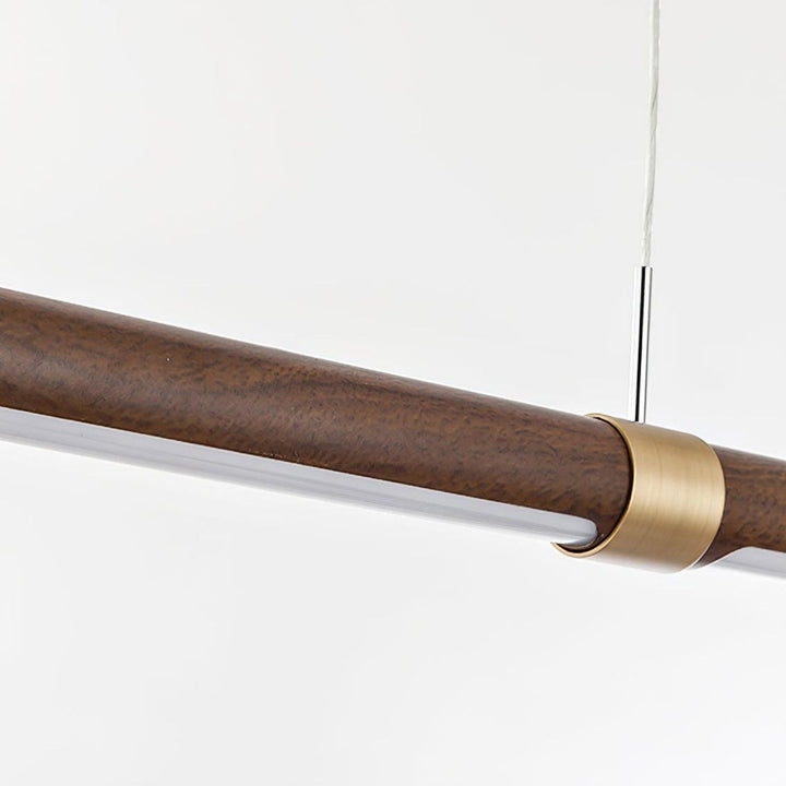 Parale Pendant Light – Modern Cylinder Wood & Metal Fixture | Vinlighting