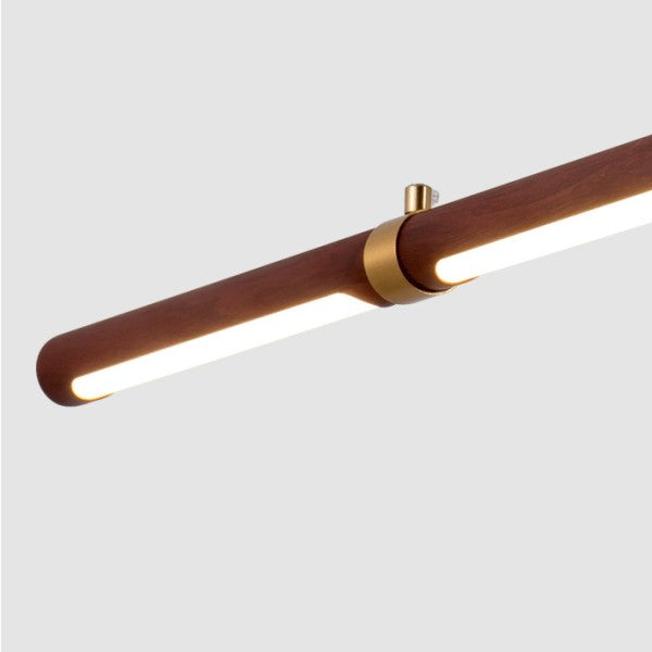 Parale Pendant Light – Modern Cylinder Wood & Metal Fixture | Vinlighting
